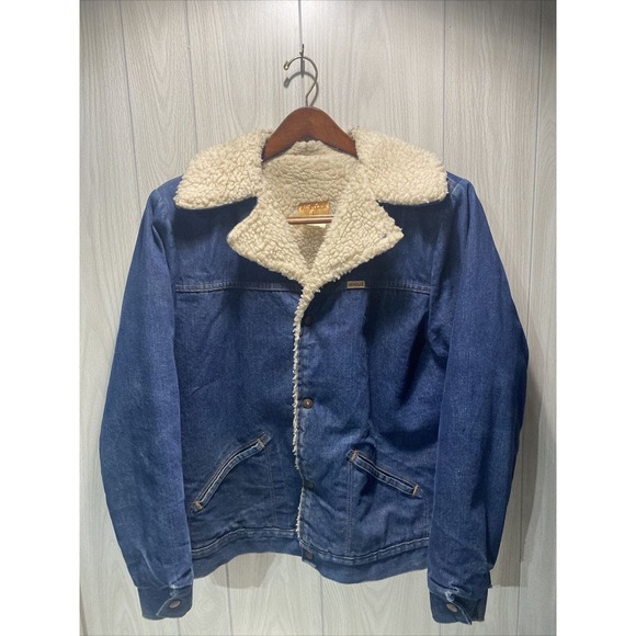 Rustler Jackets & Coats Vintage Rustler Sherpa Jean Jacket Late 8s